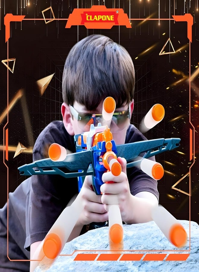 CLAPONE Hollow Out Soft Foam Refill Darts for N-Strike Elite Series Blasters Soft Foam Refill Darts for Nerf N-Strike Elite Blasters Hollow Safe & Durable Darts Premium Bullets (White, 100 pcs) - Image 5